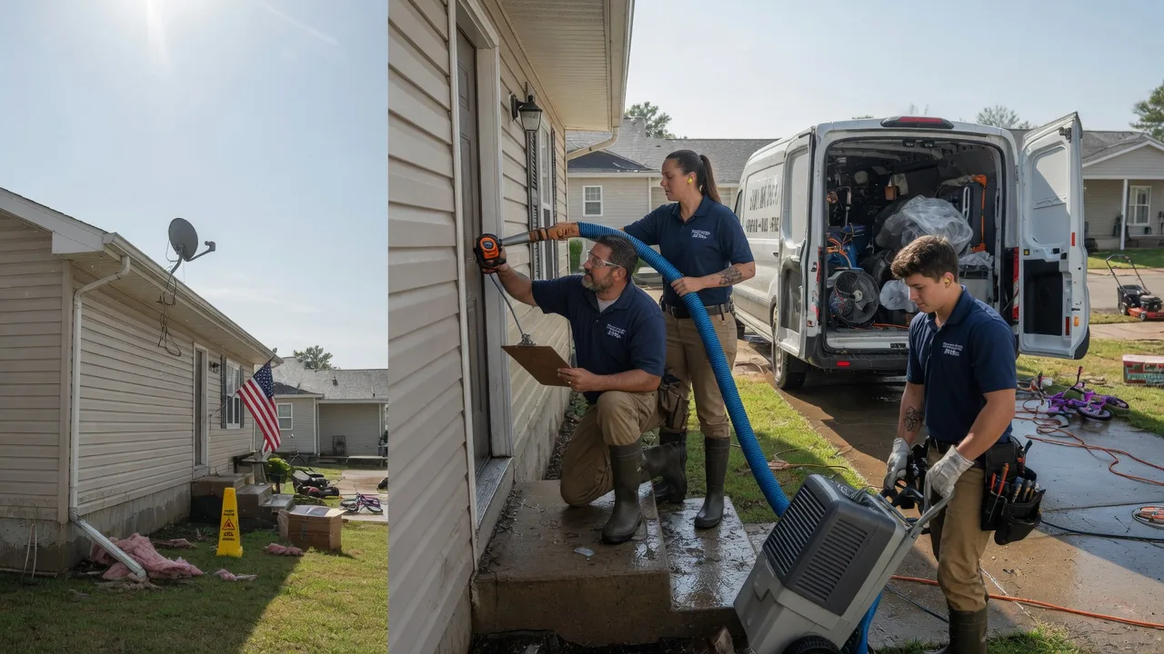 Ceiling Water Damage Restoration in Dalmatia, PA near me